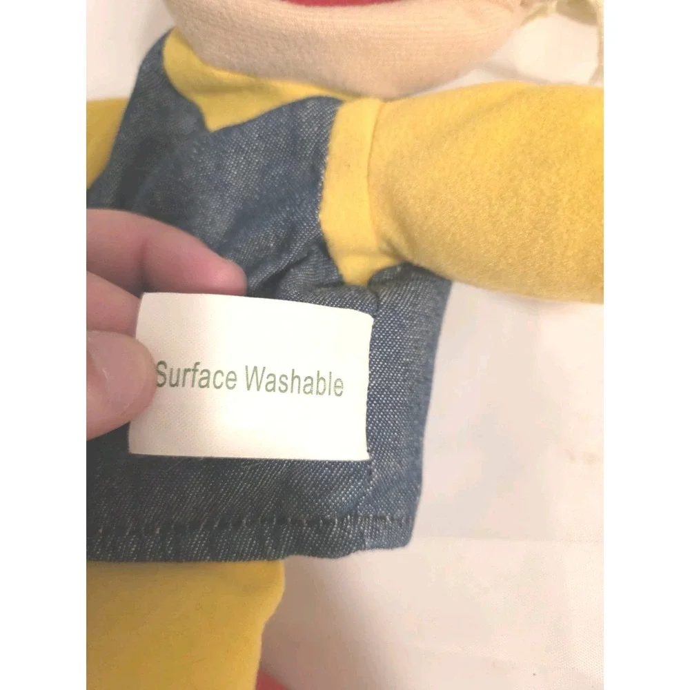 Lot Of 2 Lillian Vernon Puppet Boy Rag Doll Soft Body Marvel Education Company